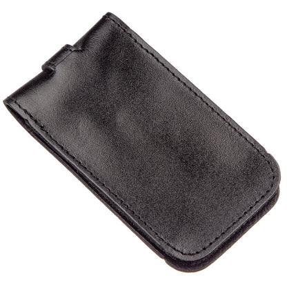 Compact Leather Key Case SHVIGEL 13961 Black Natural Leather for Keys