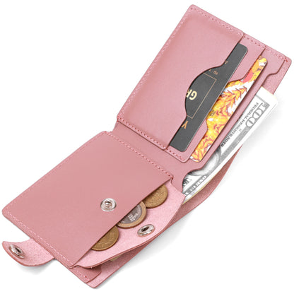 Horizontal Women's Wallet SHVIGEL 16446 Pink Genuine Leather Made in Ukraine