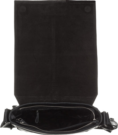 SHVIGEL Genuine Leather Bag 00859 Black - Stylish Ukrainian Design and Premium Quality