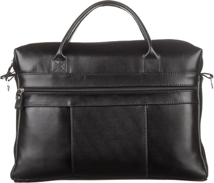 Men's Leather Bag SHVIGEL 15212 Black Natural Leather Stylish Design