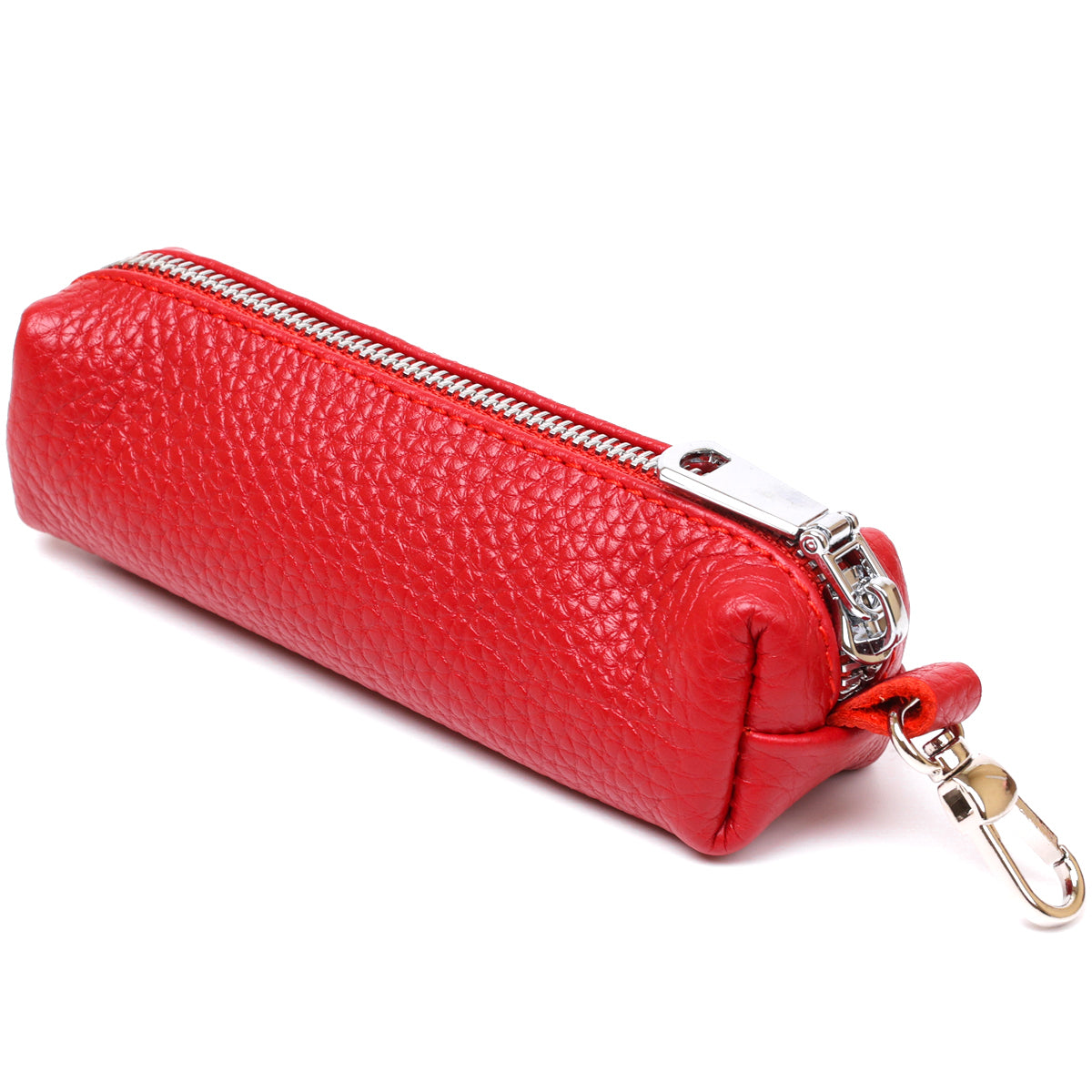 Leather Women's Key Holder SHVIGEL 16537 Red Natural Leather for Keys