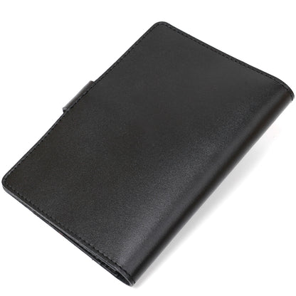 Comfortable Men's Travel Case SHVIGEL 16523 Black Genuine Leather Design