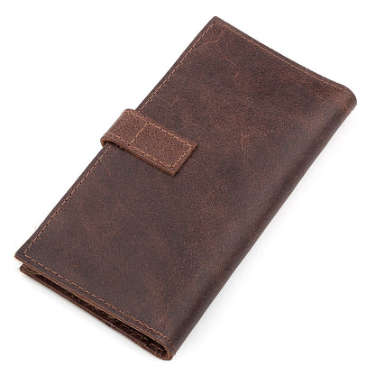 Leather Wallet SHVIGEL 13933 Brown Premium Quality Genuine Leather Crafted in Ukraine