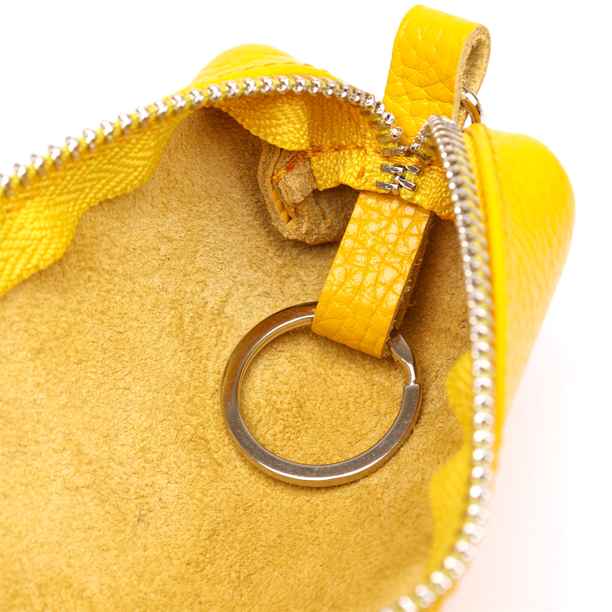 Bright Women's Key Holder SHVIGEL 16540 Yellow Natural Leather for Keys