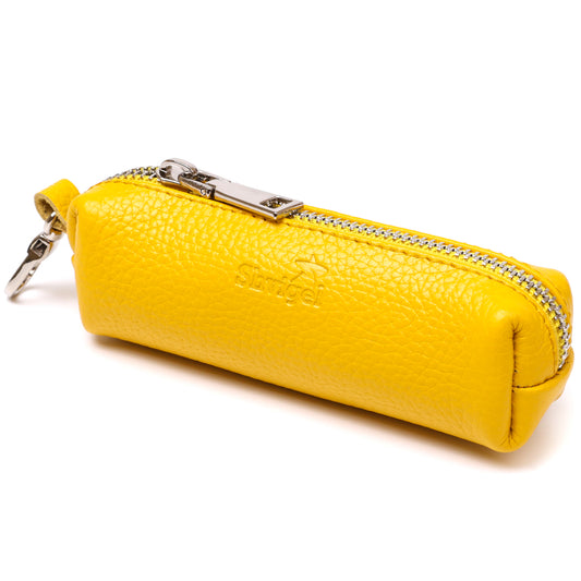 Bright Women's Key Holder SHVIGEL 16540 Yellow Natural Leather for Keys