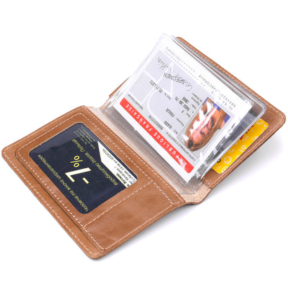 Reliable SHVIGEL Leather Car Document Holder 16071 Natural Leather Ukraine