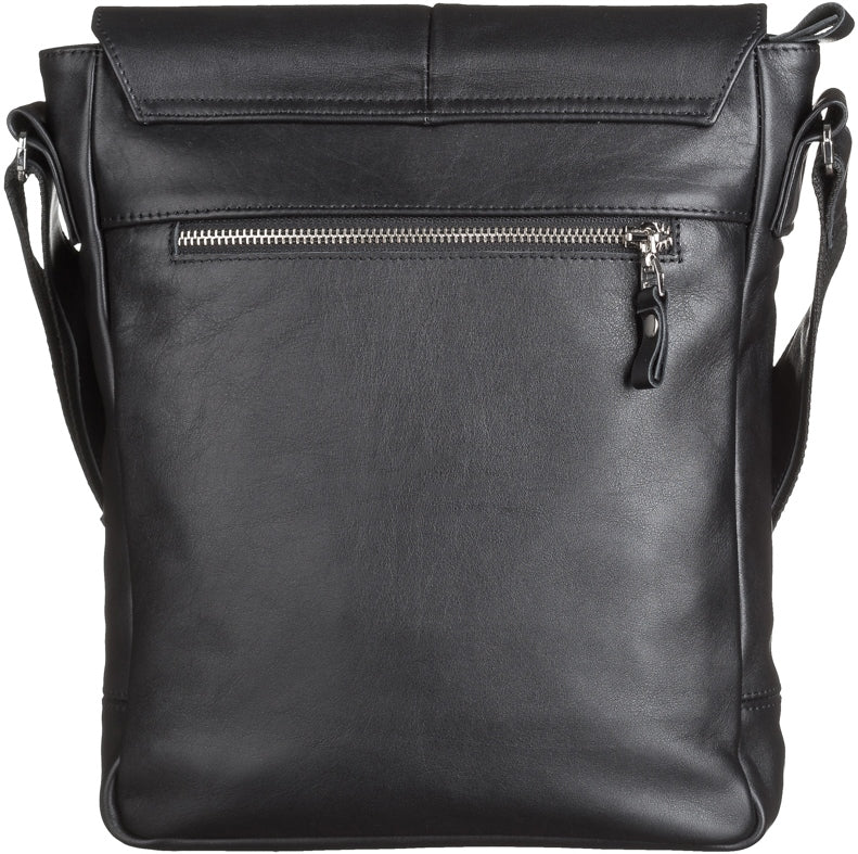 SHVIGEL Genuine Leather Bag 00859 Black - Stylish Ukrainian Design and Premium Quality