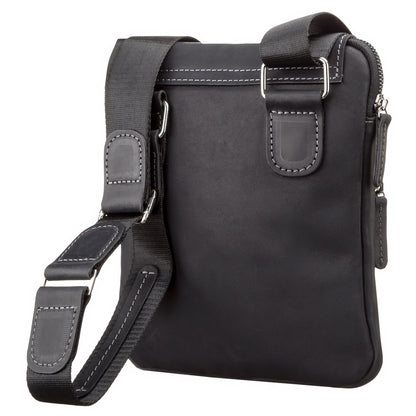Men's Leather Bag SHVIGEL 11092 Black Genuine Leather from Ukraine, Stylish and Durable