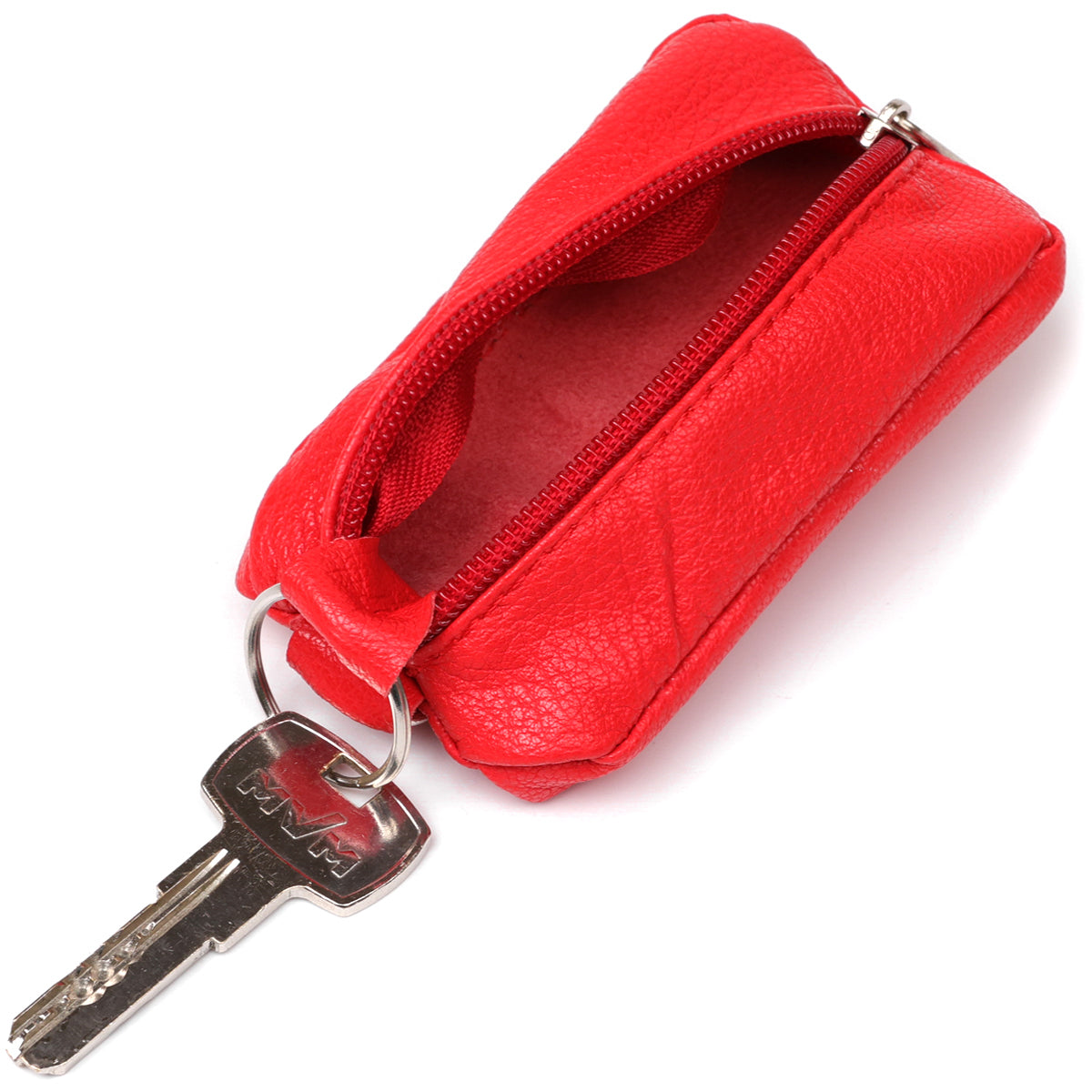 Bright Leather Key Holder Shvigel 13953 Natural Leather Made in Ukraine