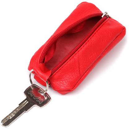 Bright Leather Key Holder Shvigel 13953 Natural Leather Made in Ukraine