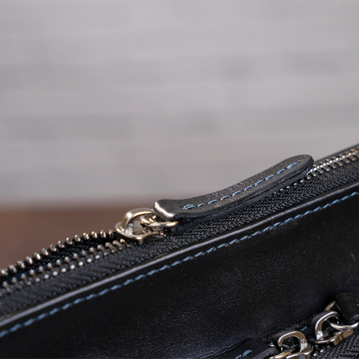 Men's Leather Bag SHVIGEL 11101 Black Genuine Leather Handmade in Ukraine
