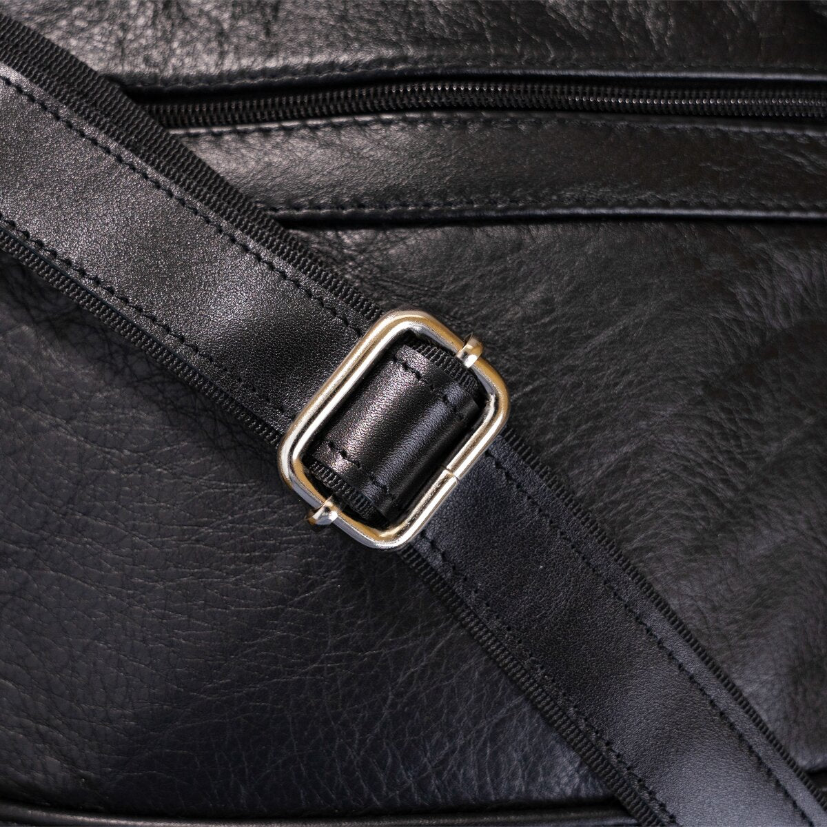Elite Leather Men's Bag SHVIGEL 00791 Black, Genuine Leather, Ukrainian Craftsmanship
