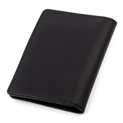 Leather Car Document Holder SHVIGEL 13923 Black Natural Leather for Drivers