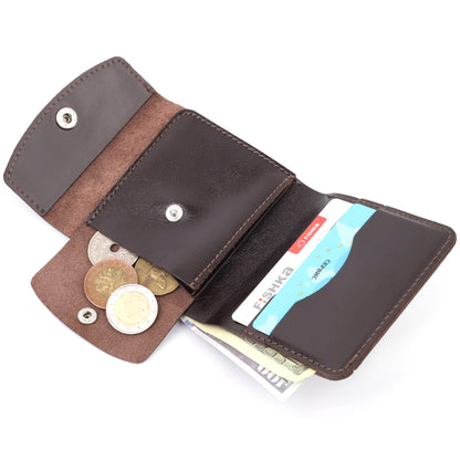 Classic Men's Wallet by SHVIGEL 16621 in Brown - Premium Genuine Leather from Ukraine