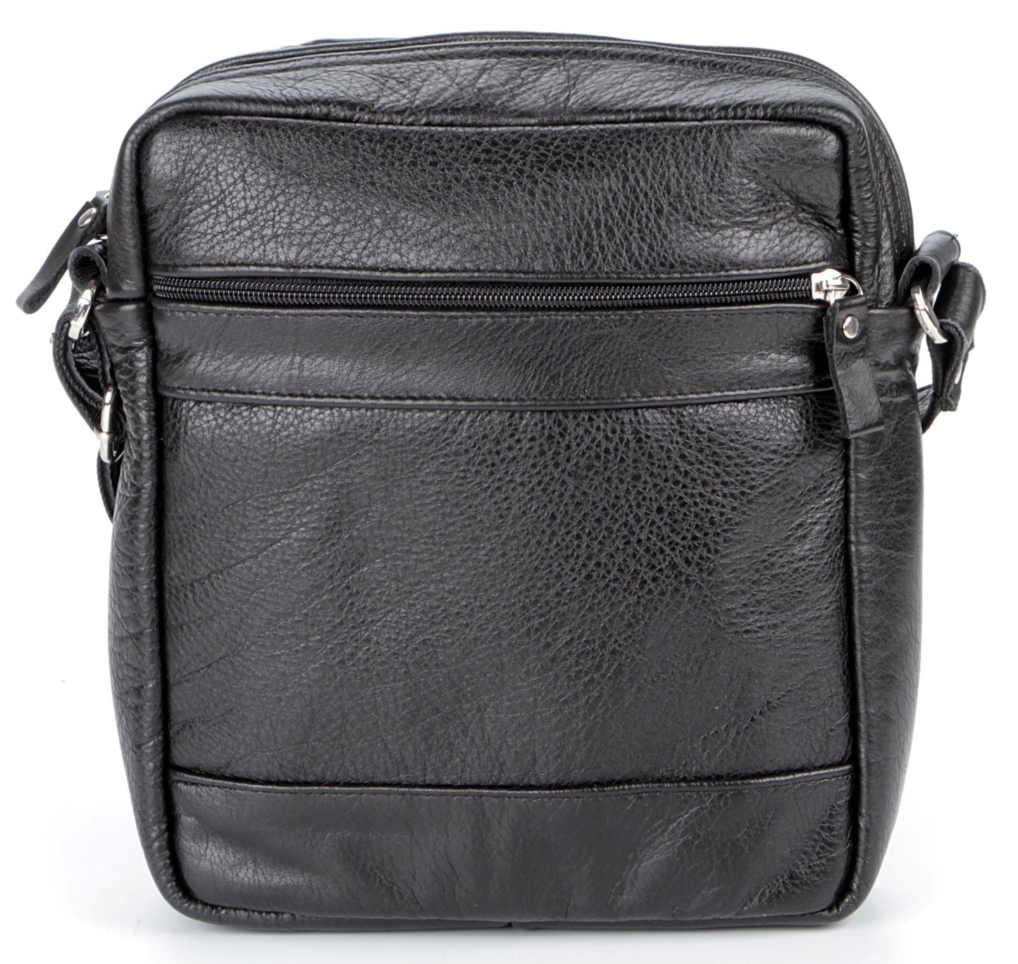 Elite Leather Men's Bag SHVIGEL 00791 Black, Genuine Leather, Ukrainian Craftsmanship