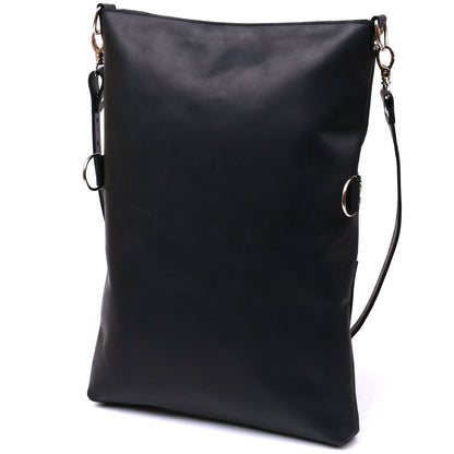 Stylish Vintage Women's Bag SHVIGEL 16338 Black Natural Leather Premium Quality