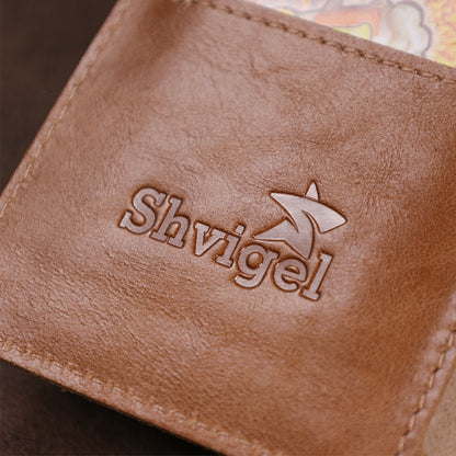 Reliable SHVIGEL Leather Car Document Holder 16071 Natural Leather Ukraine
