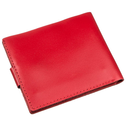 Leather Women's Wallet SHVIGEL 16215 Red | Made in Ukraine, Genuine Leather