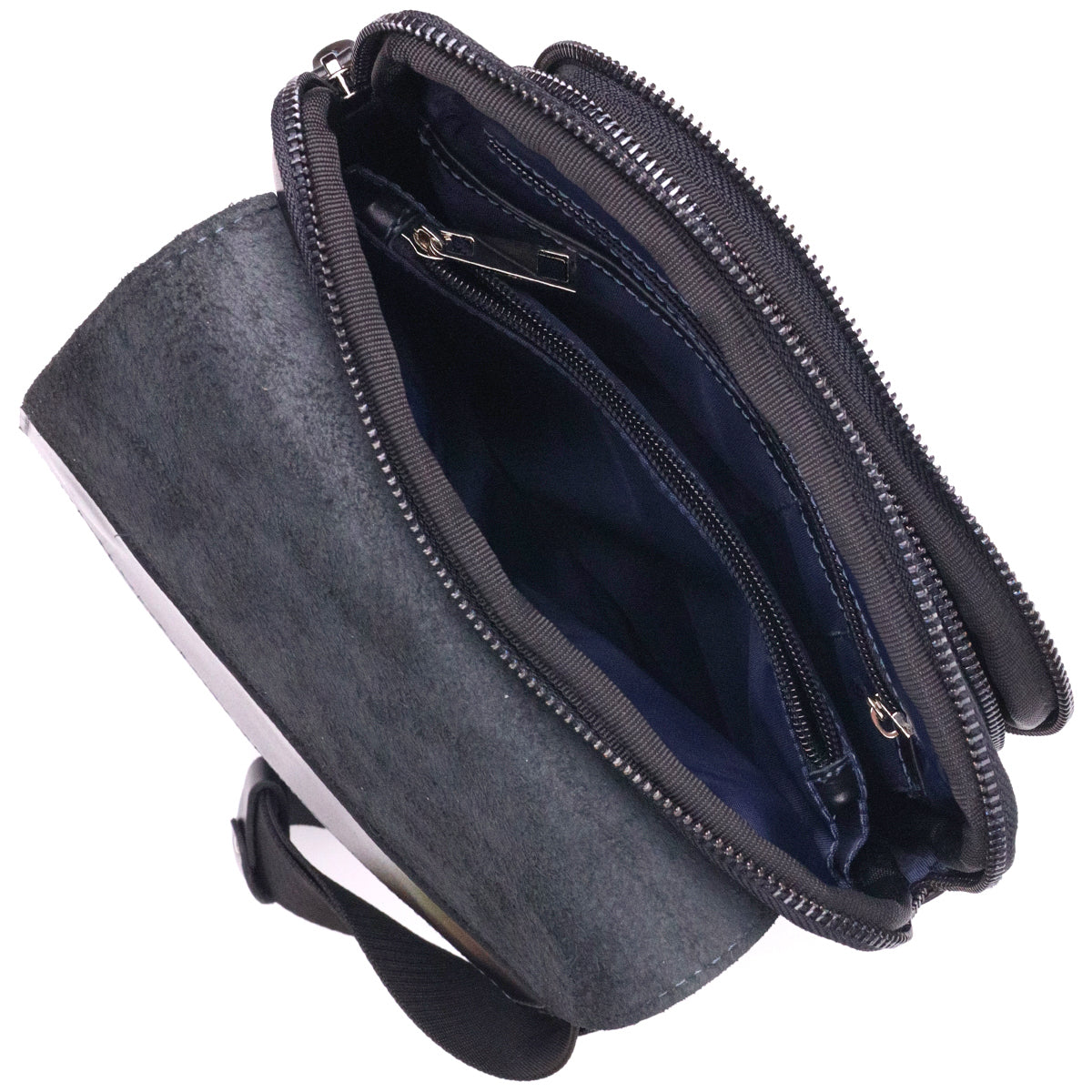 Men's Smooth Genuine Leather Bag SHVIGEL 18721 Black - Premium Quality Ukraine