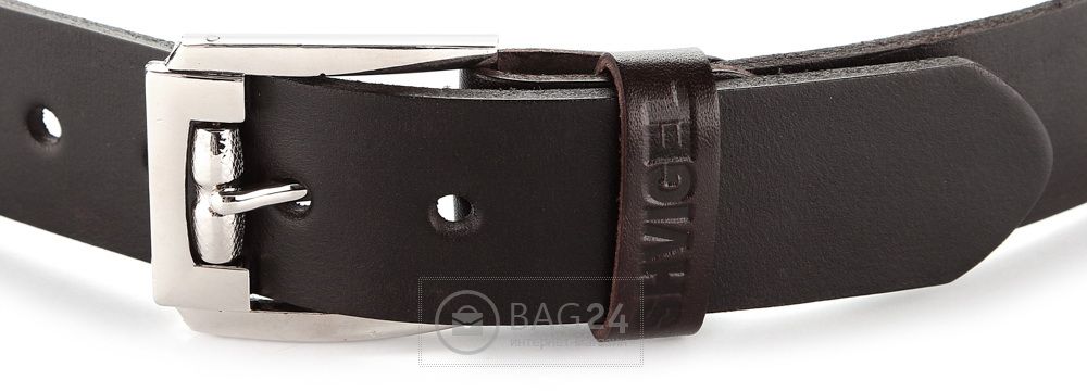 Modern Men's Belt by SHVIGEL, Art. 13785, Genuine Leather, Ukraine-Made, Stylish Design