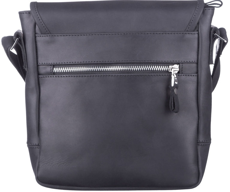 SHVIGEL Leather Bag 11037 Black - Genuine Ukrainian Leather, Stylish Design