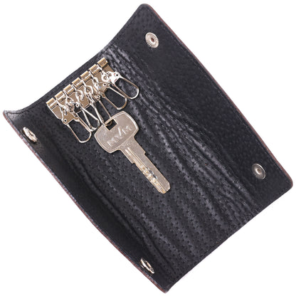 Convenient Leather Key Holder SHVIGEL 16534 Brown Natural Leather for Keys