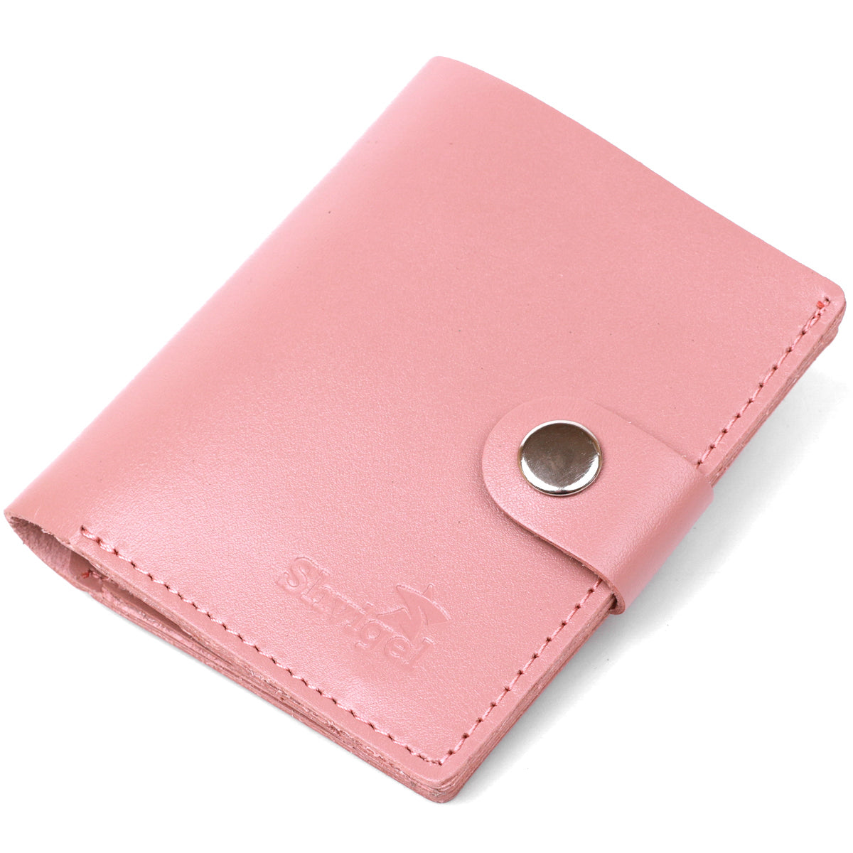 Compact Women's Wallet SHVIGEL 16488 Genuine Leather Pink with Stylish Design