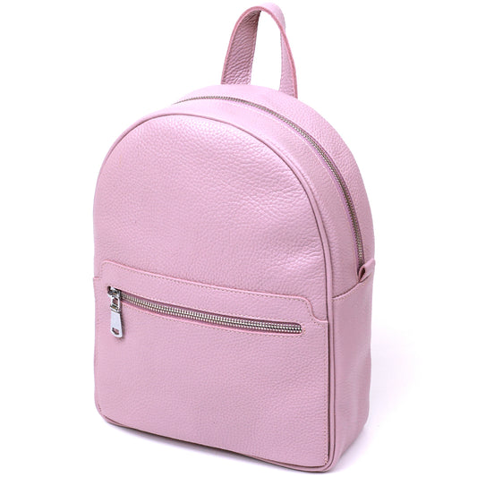 Small Women's Backpack SHVIGEL 16305 Lilac Genuine Leather Stylish Design