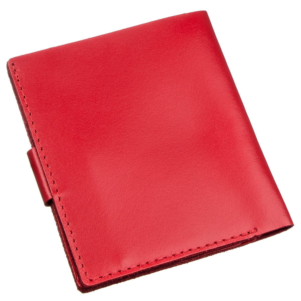 Vertical Women’s Leather Wallet SHVIGEL 16223 Red, Made in Ukraine, Genuine Leather