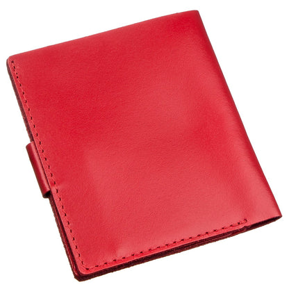 Vertical Women’s Leather Wallet SHVIGEL 16223 Red, Made in Ukraine, Genuine Leather