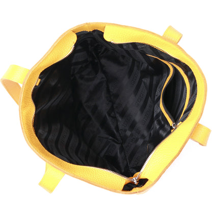 Stylish Women's Bag SHVIGEL 16358 Yellow | Genuine Leather from Ukraine