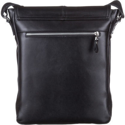 Men's Leather Bag SHVIGEL 11040 Black, Crafted from Natural Leather, Made in Ukraine