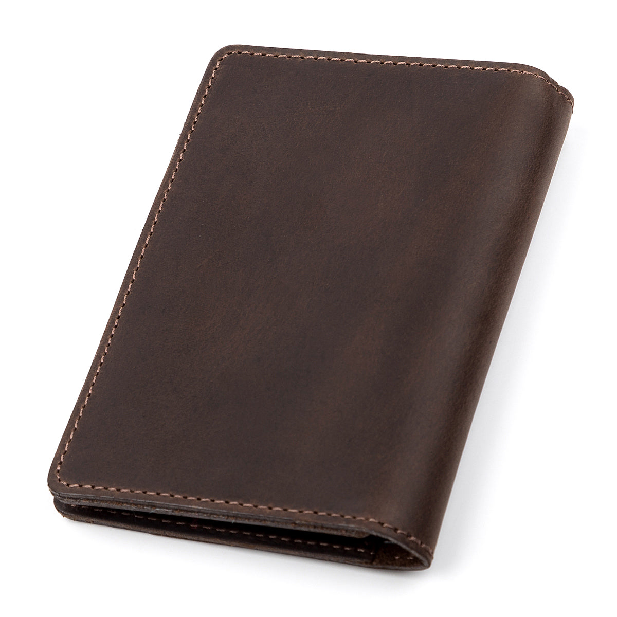 Leather Auto Document Holder SHVIGEL 13922 Brown Natural Leather for Drivers