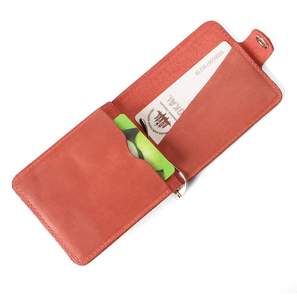 Cash Clip SHVIGEL 13788 - Natural Leather Money Holder, Made in Ukraine