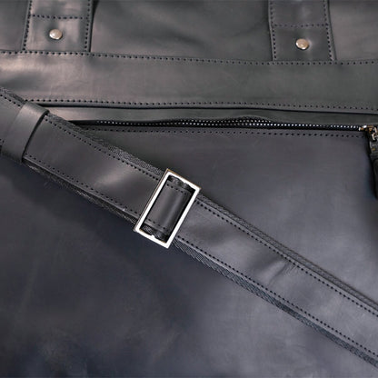Laptop Bag SHVIGEL 11035 Black Genuine Leather with Stylish Design