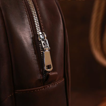 Universal Women's Backpack SHVIGEL 16329 Brown Genuine Leather Fashion Bag