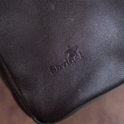 Men's Leather Bag SHVIGEL 11183 Smooth Brown Genuine Leather Ukraine