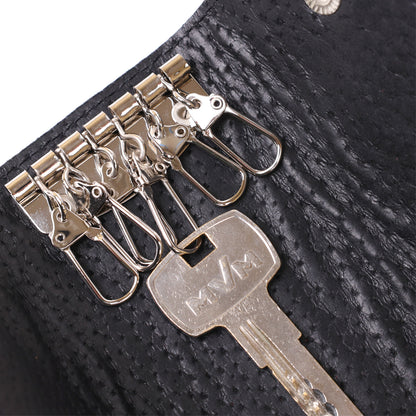Convenient Leather Key Holder SHVIGEL 16534 Brown Natural Leather for Keys