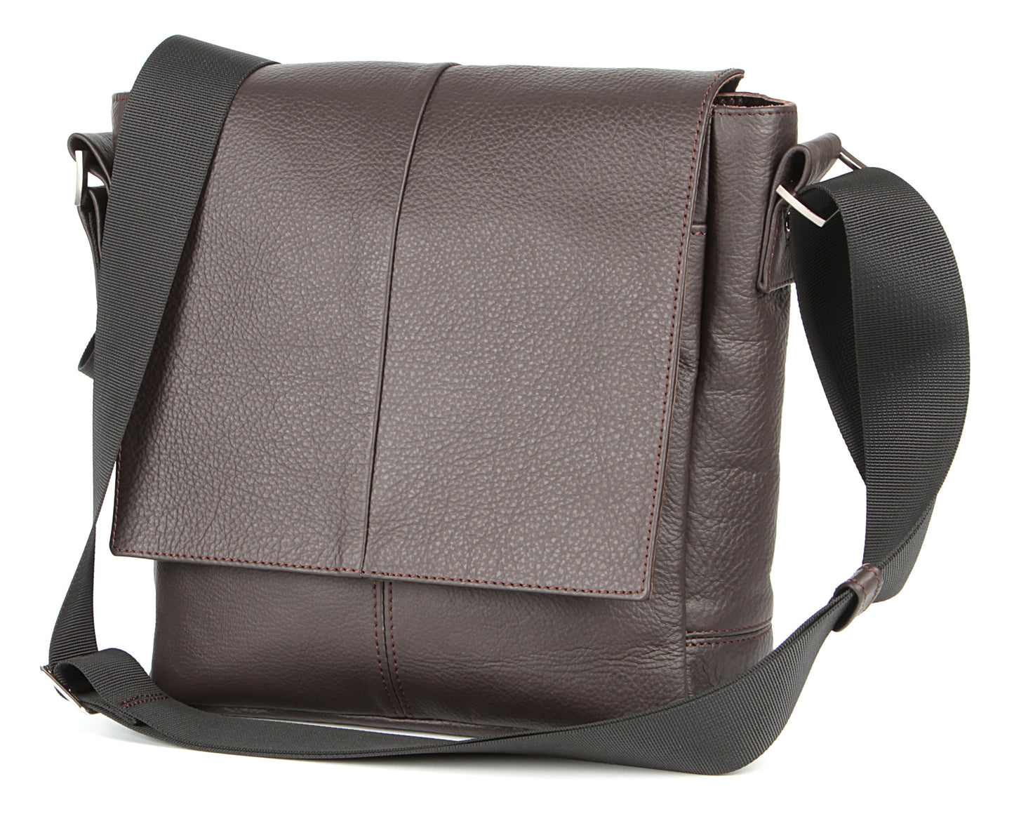 Leather Bag SHVIGEL 00852 Brown | Genuine Leather | Made in Ukraine