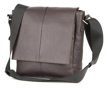 Leather Bag SHVIGEL 00852 Brown | Genuine Leather | Made in Ukraine