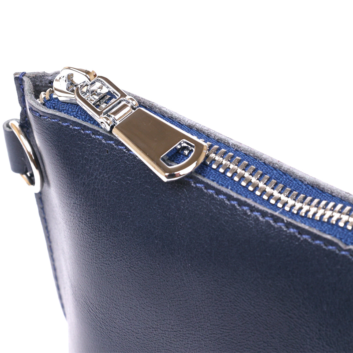 Women's Skincare SHVIGEL 16413 Blue Natural Leather Made in Ukraine