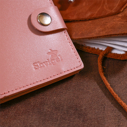 Women's Genuine Leather Wallet SHVIGEL 16509 Pink - Crafted in Ukraine from High-Quality Leather