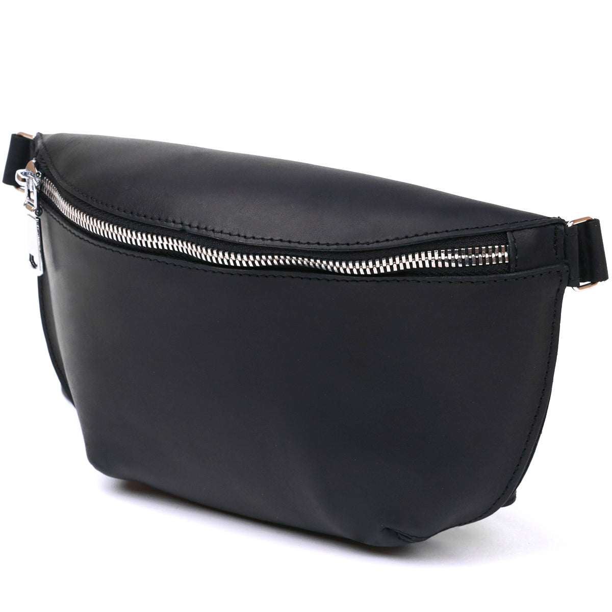 Vintage Women's Waist Bag SHVIGEL 16394 Black Genuine Leather Stylish Design