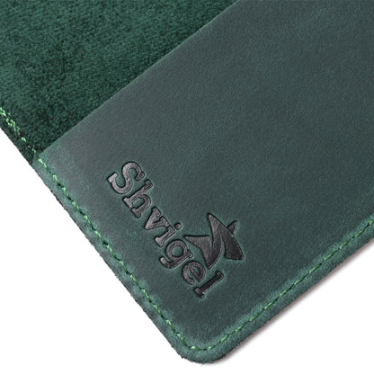 Genuine Leather Passport Cover SHVIGEL 16134 - High-Quality Ukrainian Design