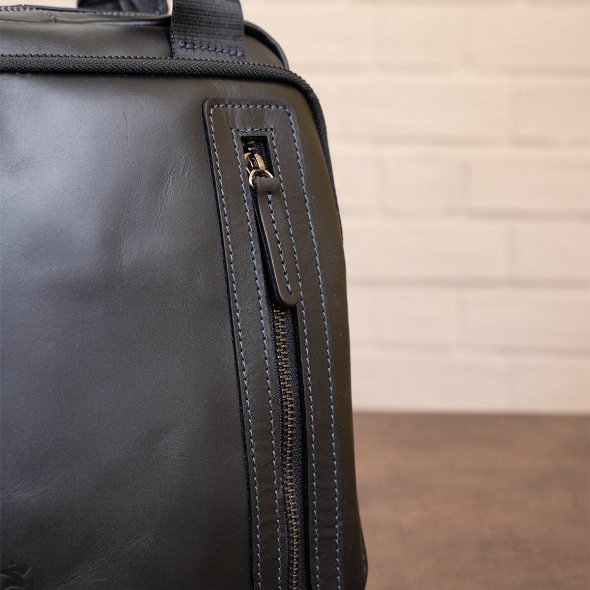 Men's Bag SHVIGEL 11184 Black Smooth Leather Natural Skin High-Quality Design