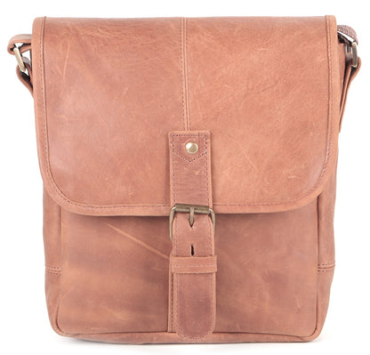 Genuine Leather Bag SHVIGEL 00883 Brown - Premium Quality Ukrainian Design