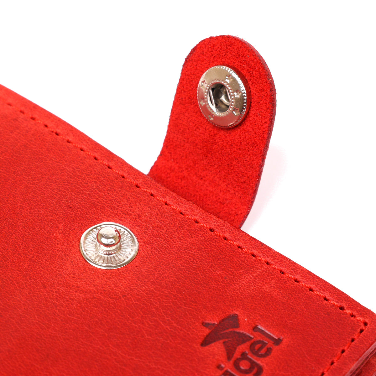 Modern Women's Wallet SHVIGEL 16497 Red Genuine Leather Handmade from Ukraine
