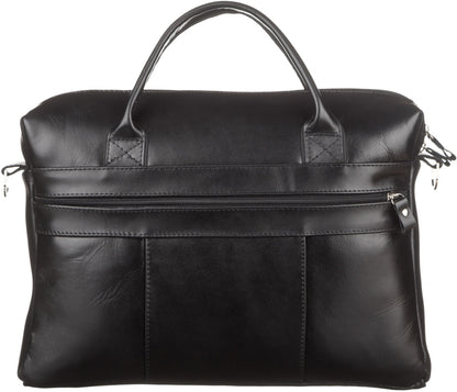 Men's Leather Bag SHVIGEL 15212 Black Natural Leather Stylish Design