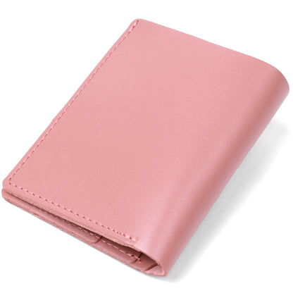 Compact Women's Wallet SHVIGEL 16488 Genuine Leather Pink with Stylish Design