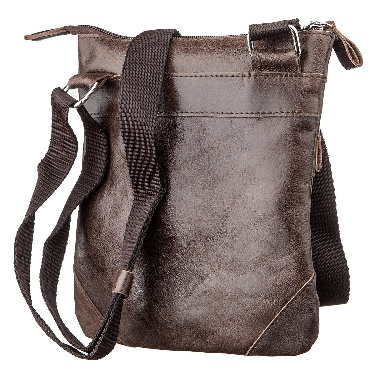 Leather Bag SHVIGEL 11136 Made in Ukraine Brown Genuine Leather Fashion Accessory